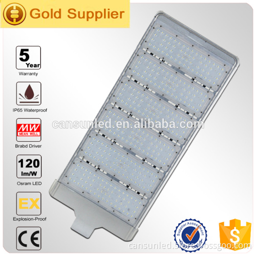 5 yerars warranty with meanwell driver 60W to 300W led street light